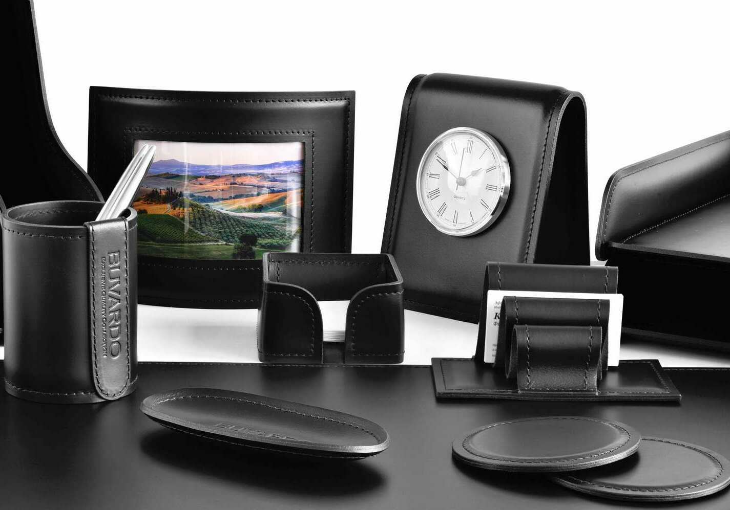 набор настольный черный vip НАСТОЛЬНЫЕ НАБОРЫ buvardo для руководителя