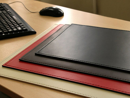 прямоугольный бювар двухслойный бювар из кожи 60*40