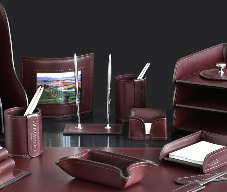 набор настольный из кожи full grain НАСТОЛЬНЫЕ НАБОРЫ ЛЮКС