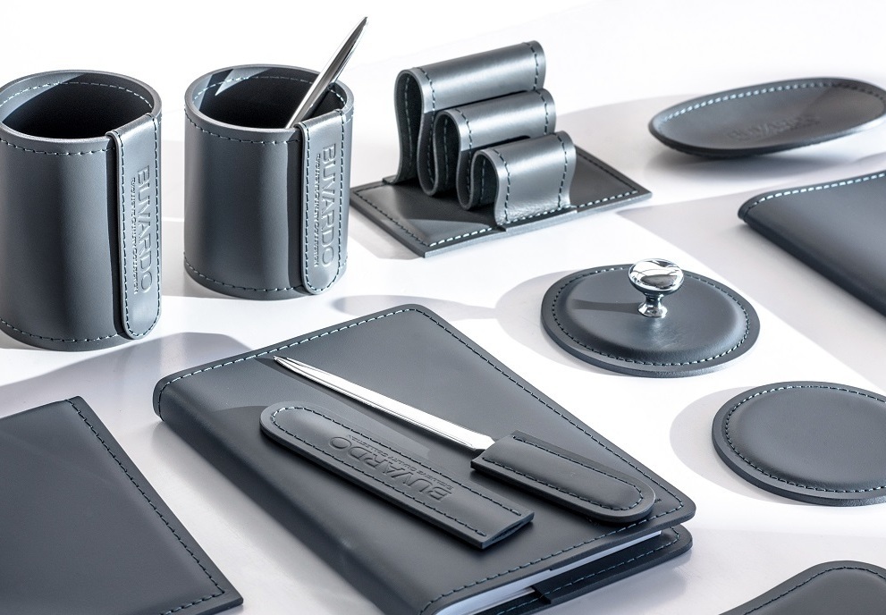 набор настольный buvardo treccia шоколад настольный набор из кожи buvardo intrecciato